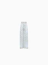 Load image into Gallery viewer, Floral palazzo pants in light blue - Nina Ricci
