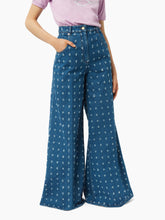 Load image into Gallery viewer, Distressed Denim Flare Jeans In Blue - Nina Ricci
