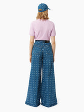 Load image into Gallery viewer, Distressed Denim Flare Jeans In Blue - Nina Ricci
