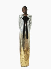 Load image into Gallery viewer, Long sequin dress in gold and silver - Nina Ricci
