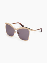 Charger l&#39;image dans la galerie, Lunettes de soleil High Tide Oversize or rose brillant
