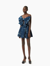 Load image into Gallery viewer, Denim bow bralette raw denim - Nina Ricci
