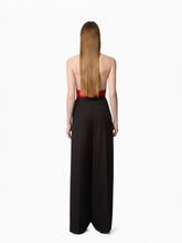 Load image into Gallery viewer, Red Halterneck Satin Top
