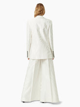 Charger l&#39;image dans la galerie, Jacquard Palazzo Pants In White - Nina Ricci
