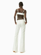 Charger l&#39;image dans la galerie, Linen bootcut pants in natural - Nina Ricci
