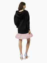 Load image into Gallery viewer, Peplum hoodie dress in black - Nina Ricci
