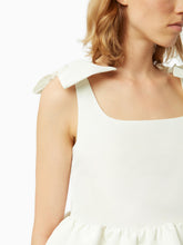 Load image into Gallery viewer, Peplum top in natural - Nina Ricci
