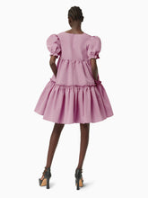 Charger l&#39;image dans la galerie, Taffeta babydoll dress in dark pink - Nina Ricci
