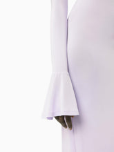 Charger l&#39;image dans la galerie, Fluid jersey midi dress in purple - Nina Ricci
