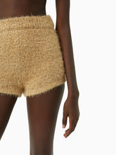 Charger l&#39;image dans la galerie, Metallic knit hotpants in gold - Nina Ricci
