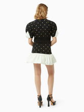 Charger l&#39;image dans la galerie, Cropped polka dot top in black - Nina Ricci
