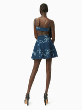 Load image into Gallery viewer, Denim bow bralette raw denim - Nina Ricci
