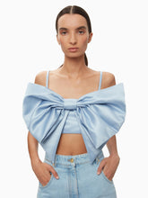 Charger l&#39;image dans la galerie, Satin bow bralette in bluette - Nina Ricci
