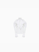 Load image into Gallery viewer, Pussy-bow shirt in white - Nina Ricci
