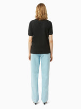 Load image into Gallery viewer, T-shirt with polka dot bow in black - Nina Ricci
