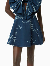 Load image into Gallery viewer, Mini denim flared skirt in raw denim - Nina Ricci
