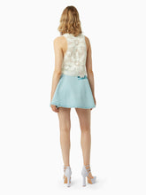 Load image into Gallery viewer, Mini denim flared skirt in light denim - Nina Ricci
