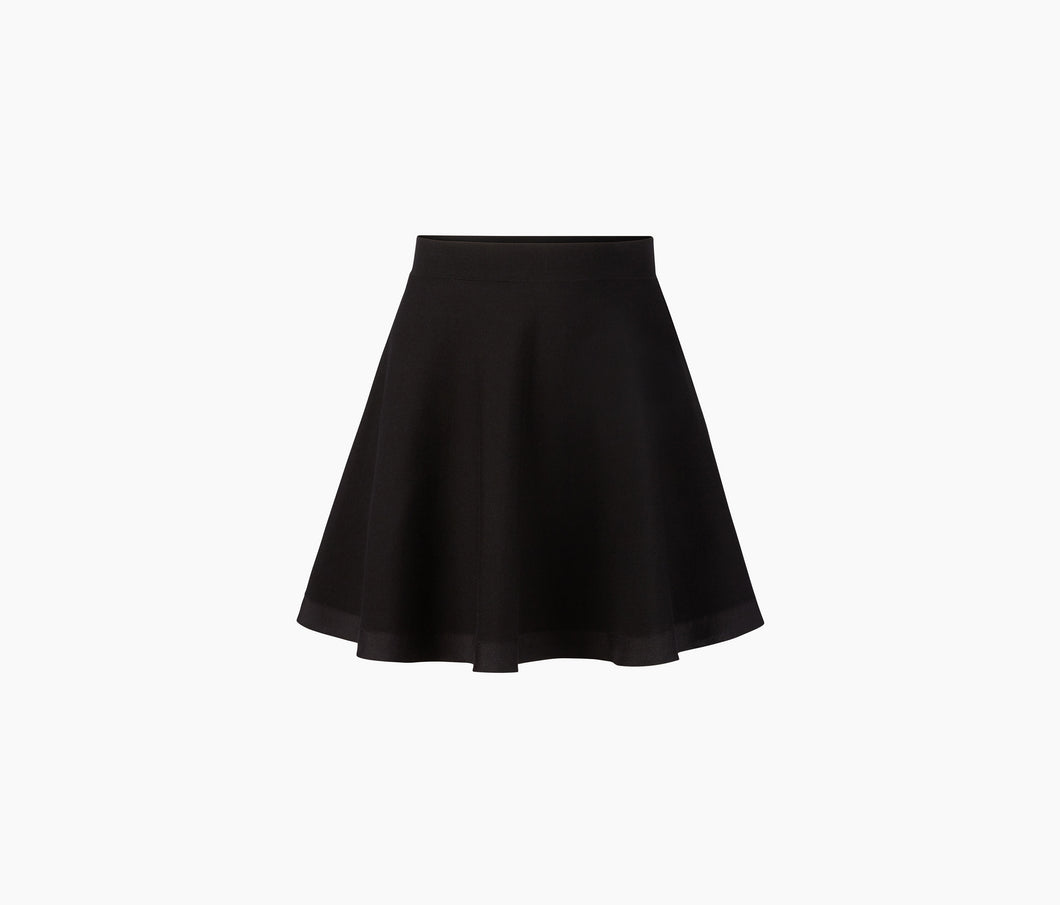 MINI COTTON FLARED SKIRT